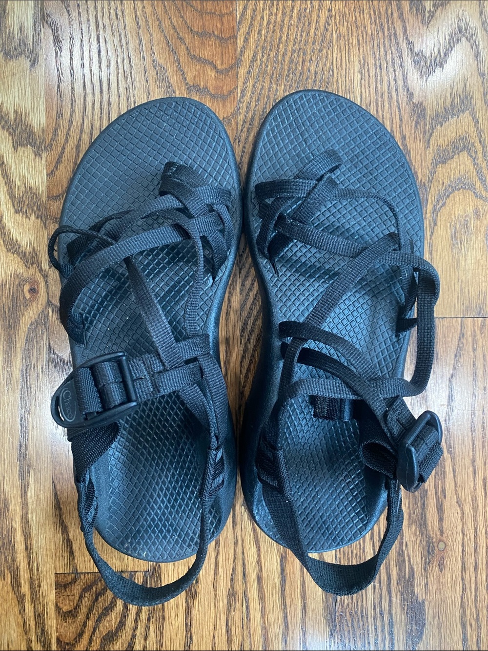 Women's ZX/2 Dual Adjustable Straps Classic Sandal, black size women’s 8.